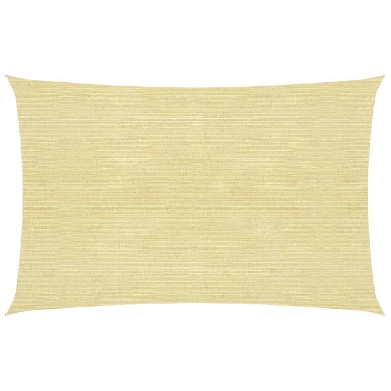 Helloshop26 - Voile toile d'ombrage parasol 160 g/m² PEHD 3,5 x 5 m beige 02_0008964 - beige 3000480582727_0