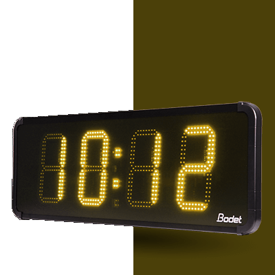 Horloge HMTLED 25, alimentation 230V, Independante ou Radio ALS, LED jaune - BODET_0