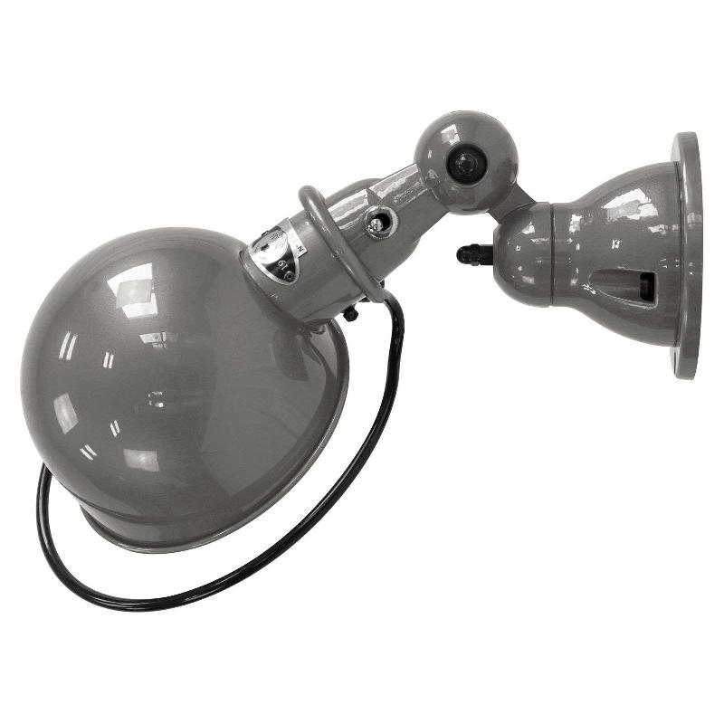 JIELDÉ LOFT D1000 APPLIQUE MURALE INDUSTRIELLE GRISE