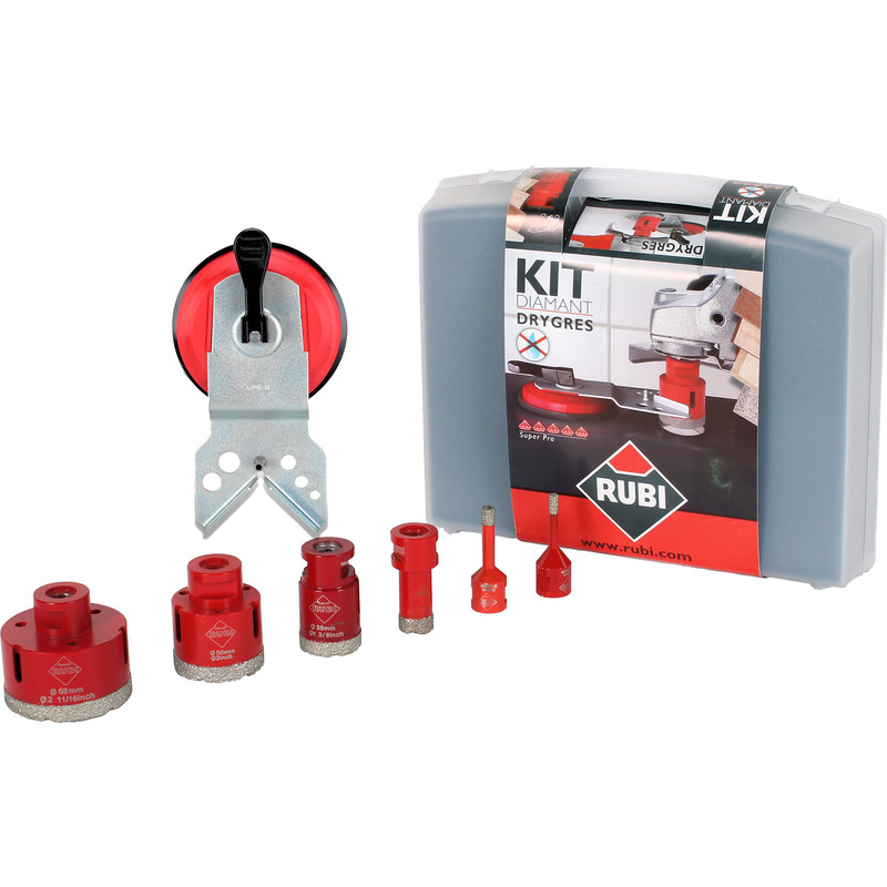 KIT 6 TRÉPANS DRY GRES RUBI