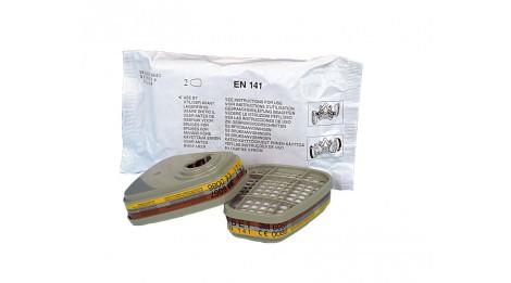 Kit de 2 galettes ABE1 3M 6057 - Vapeurs organiques/inorganiques et gaz acides, système Baïonnette_0