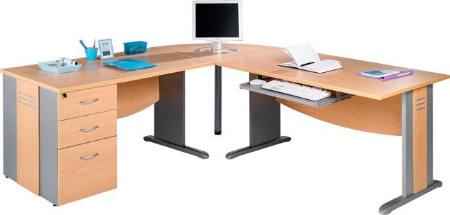 EXTENSION ANGLE À 90° HÊTRE/ALU - MANUTAN COLLECTIVITÉS