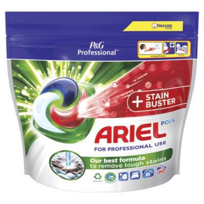 Lessive capsules Ariel Professionnel All in 1 Ultra détachant, sachet de 60_0