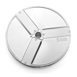 METRO Professional Disque à trancher pour robot GVCDSA002, Acier inoxydable/ Aluminium, Ø 20.5 cm, 2 mm, argenté - inox 339339_0