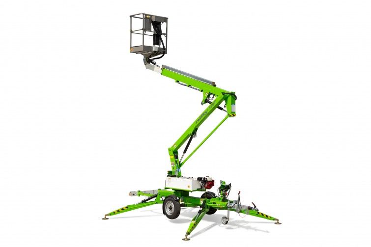 Nacelle tractable nifty 120t - niftylift - hauteur de travail 12.2 m - charge max 200 kg_0