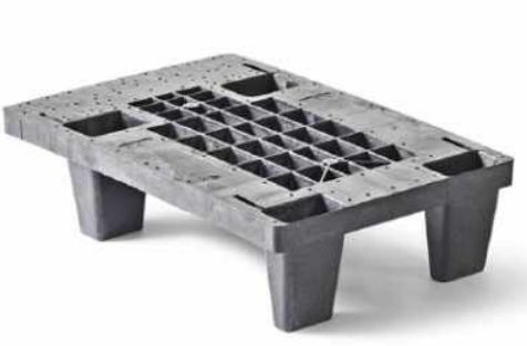 Palette en plastique légère - PLANETPAL MIX 40A60 MR4F - 400x600 mm - Ref PA-LE-0088_0