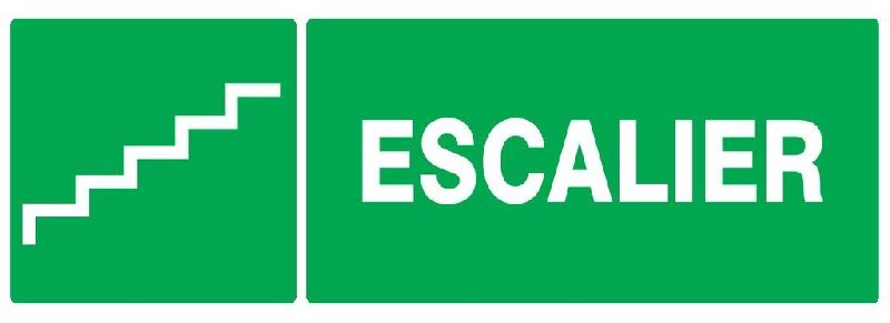 Panneaux rigides 330x120 mm secours évacuation - PNGPSC-TL09/ESCL_0