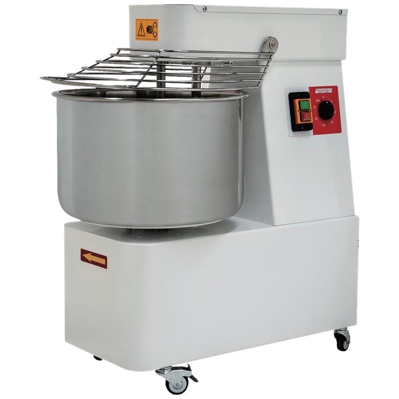 PÉTRIN À SPIRALE À TÊTE FIXE 50 LITRES 42 KG