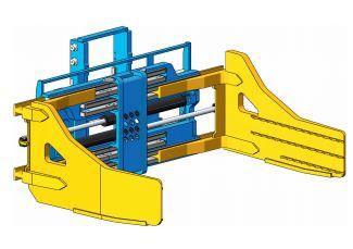 Pince à balles grande capacité - déplacement latéral constant - utilisation intensive - 2 fonctions hydrauliques_0