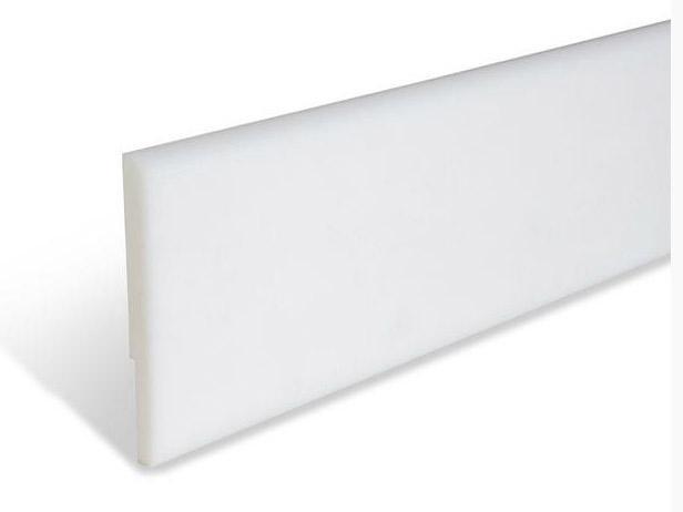 Plinthe polyethylene blanc h150mm sans profil d'insert_0