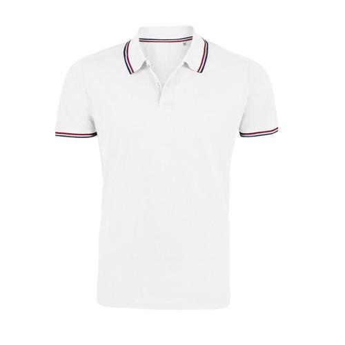 POLO PERSONNALISABLE HOMME PRESTIGE EN COTON BLANC