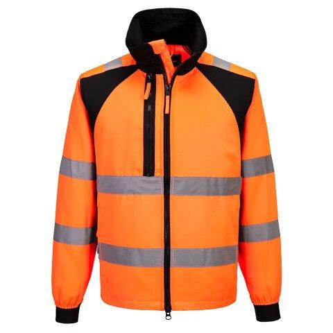 PORTWEST CD861 VESTE DE TRAVAIL WX2 ECO HI-VIS ORANGE/NOIR - TAILLE 4XL