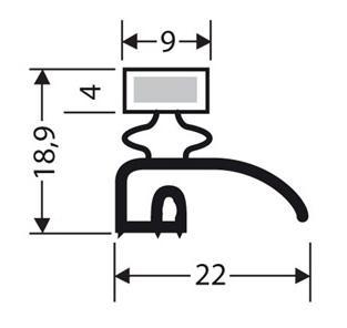 Profil pvc a perle aimante pour meubles frigos jpp-101_0