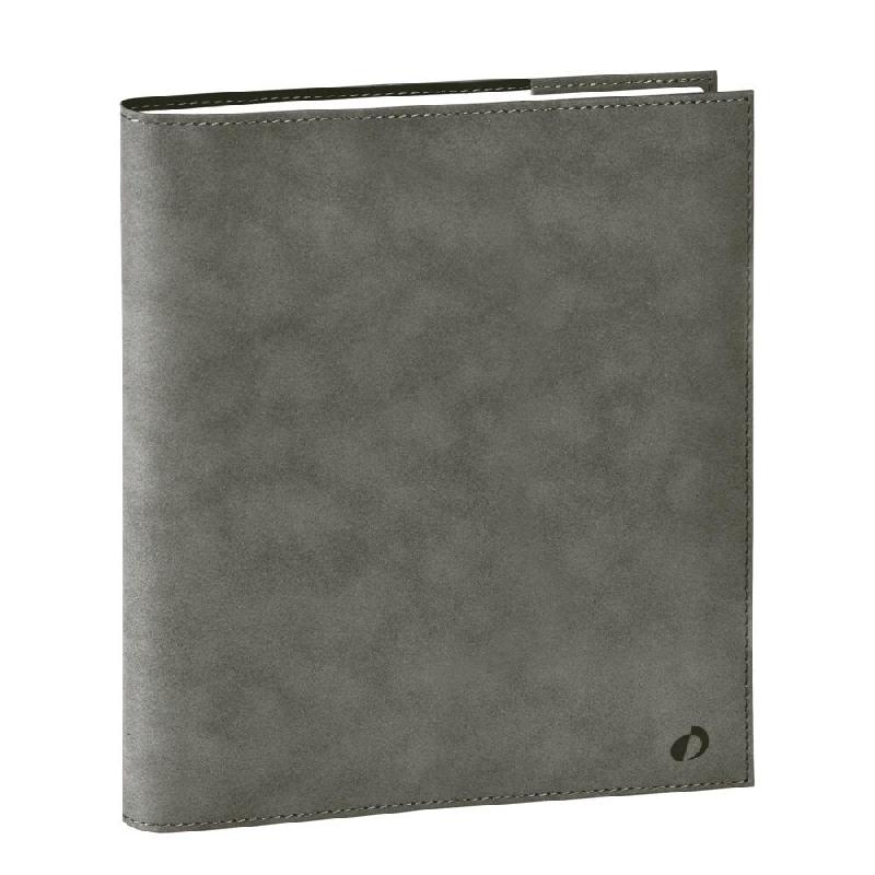Quo Vadis - Agenda - 2027 - Exécutif Color - Semainier - Multilingue - Andrea - Gris - 13 mois de déc à déc - 16x16 cm - Papier Clairefontaine bla_0