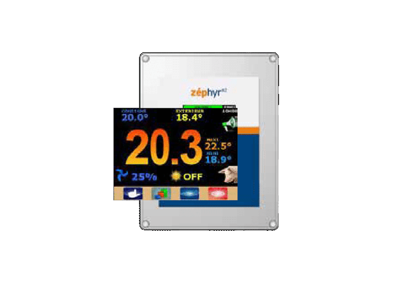 Régulateur pour la gestion de ventilation, de chauffage et de surveillance de votre élevage porcin-ZEPHYR#2 RVC-ECOREL_0