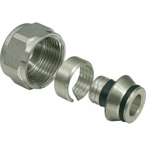 RACCORD FILETÉ EURO-CÔNE - LAITON - POUR COLLECTEUR - 16MM 20X27 MULTITUBO