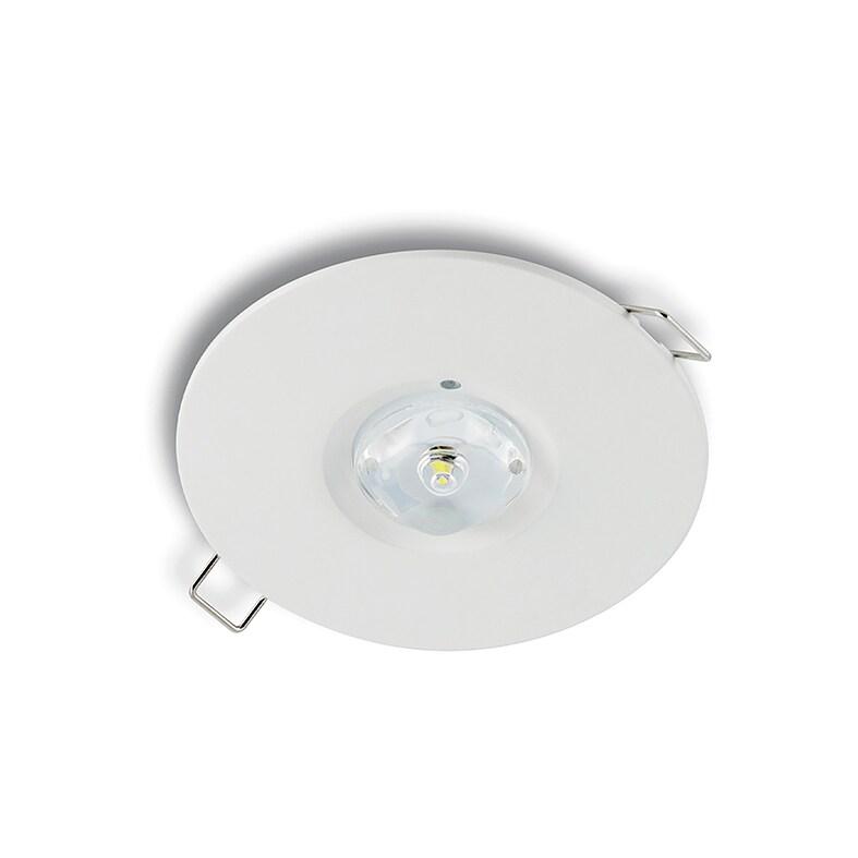 ROSSINI ILLUMINAZIONE Luminaire De Secours Backup Led 0,8W Ip42 6000K Blanc - Lampe Encastrable Haute Luminosité Pour Installation Au Mur Ou Au Plafo_0