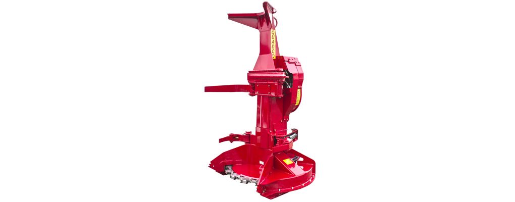 Série-B Tête d'abattage Quadco - capacité de coupe de 51cm à 71cm - bras accumulateurs brevetés et disque Quadco_0