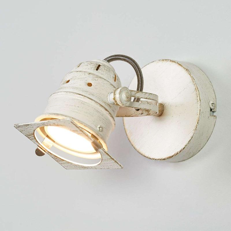 LINDBY SPOT JANEK BLANC AVEC AMPOULE GU10