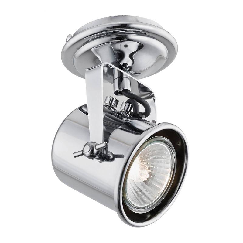 ARGON SPOT POUR PLAFOND CANICO, À 1 LAMPE, CHROME