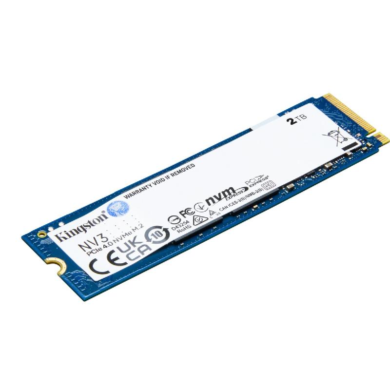 Ssd kingston nv3 2tb kingston snv3s/2000g m.2 pcie 4.0 nvme - snv3s/2000g_0