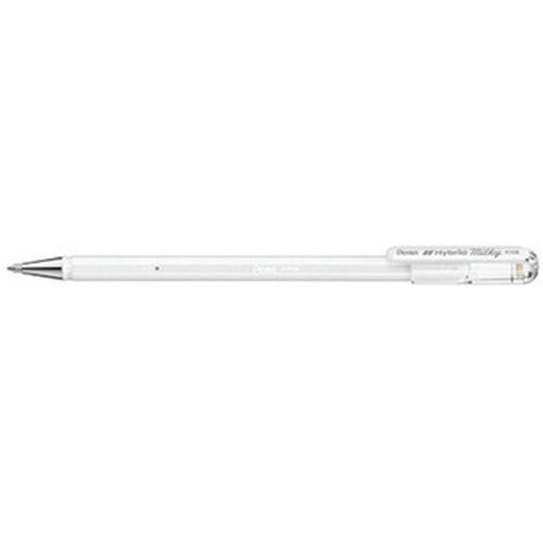 STYLO ROLLER À ENCRE GEL HYBRID MILKY BLANC - PENTEL