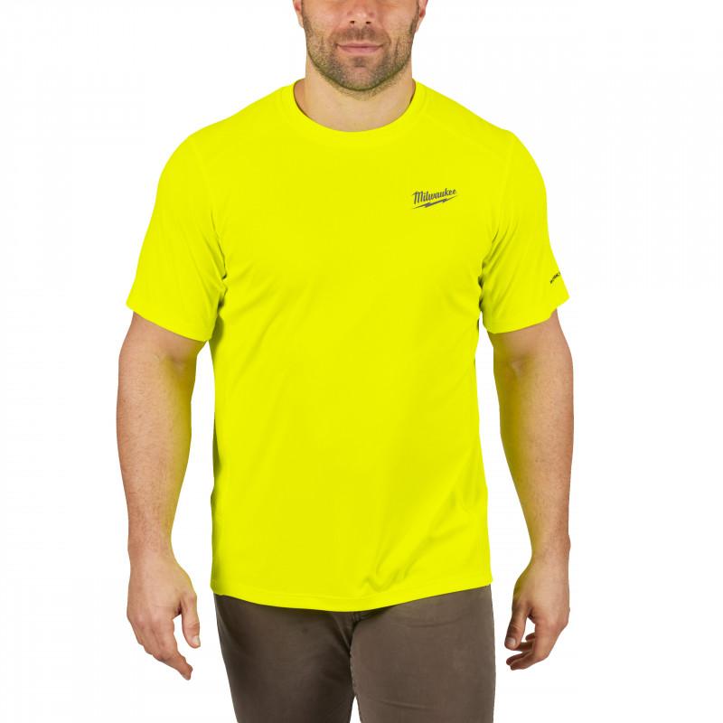 T-shirt workskin manches-court jaune MILWAUKEE | 4932493073_0
