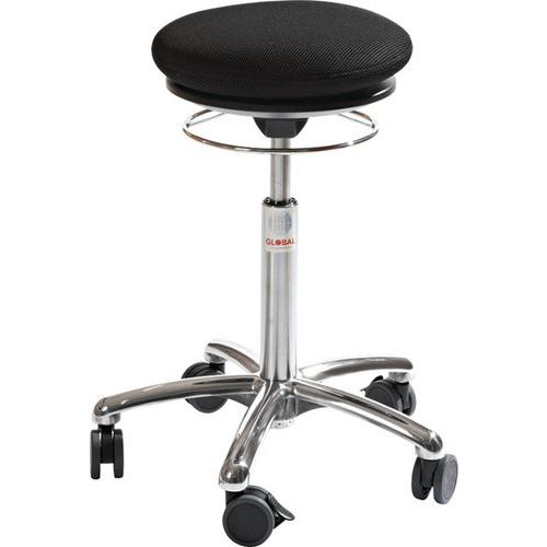 TABOURET PILATES AIR SEAT VÉRIN À GAZ-BAS 3D NOIR - GLOBAL PROFESSIONAL SEATING