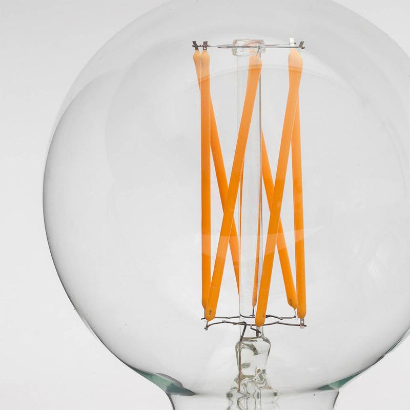 TALA AMPOULE GLOBE LED G95 FILAMENT CLAIR E27 6W 2200K 480LM DIM