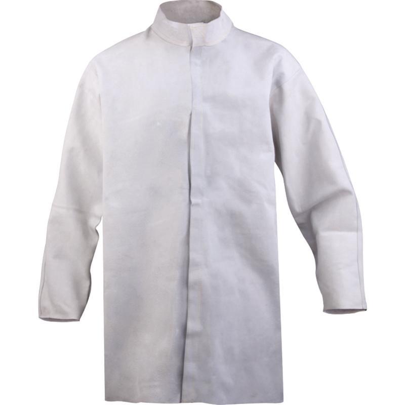 Veste soudeur - croûte de cuir de bovin - coutures fil Kevlar® - fermeture par bande agrippante_0