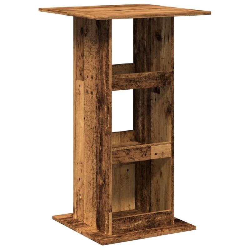 VidaXL Table de bar avec rangement vieux bois bois d’ingénierie Modèle Boréal Select - 854335_0