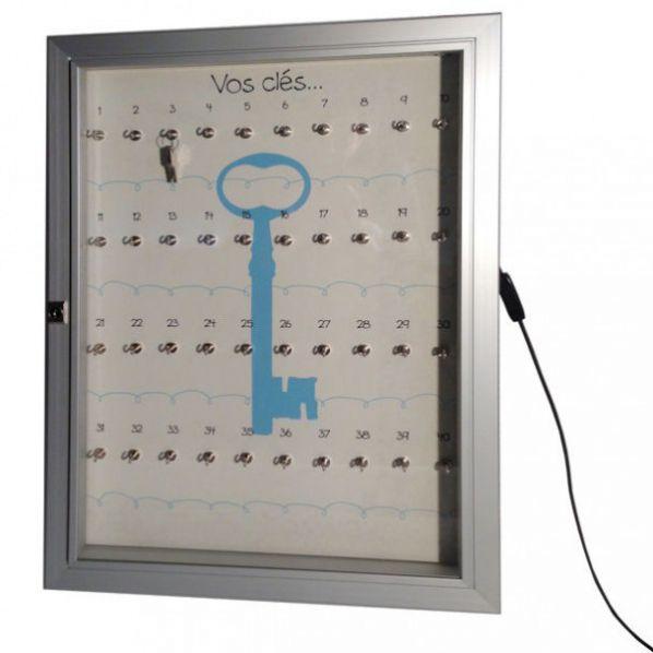 VITRINE POUR 40 CLÉS ÉCLAIRÉE