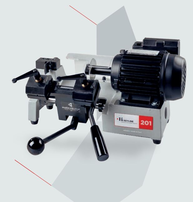 201 machine pour clés à panneton et à pompe - Keyline S.p.A. - compacte, silencieuse et structure en fonte - poids 17 kg_0