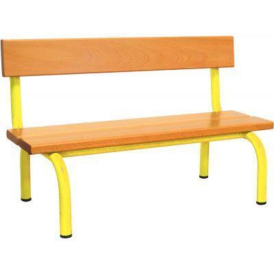 Banc avec dossier - L120cm T1 - Fabricant LNR Mobiliers - Référence 303 T1J_0