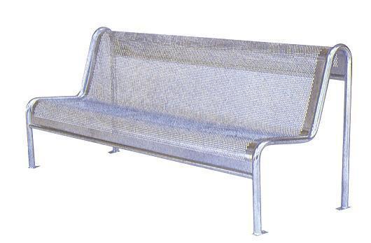 BANC EN TÔLE 