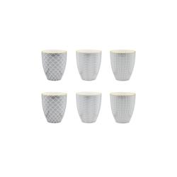 Bjorn Mug PATTERN 30cl - 6 pièces - Eclipse - gris 3760293960715_0