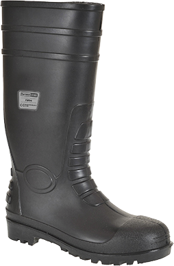 Bottes de sécurité Wellington S4 noir FW94 - Taille 38 - Normes EN ISO 20345:2011 et EN 13832-2:2006_0