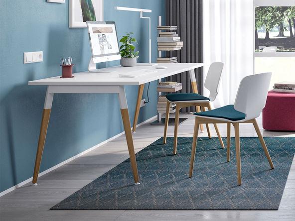 Bureau bois design fabriqué en Italie_0