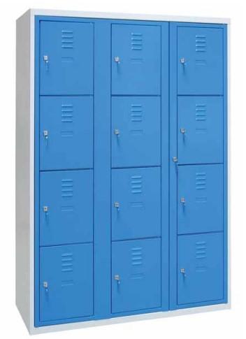 Casier monobloc visitable - 792/3/mw - Serrure à clé ou code et porte-étiquette_0