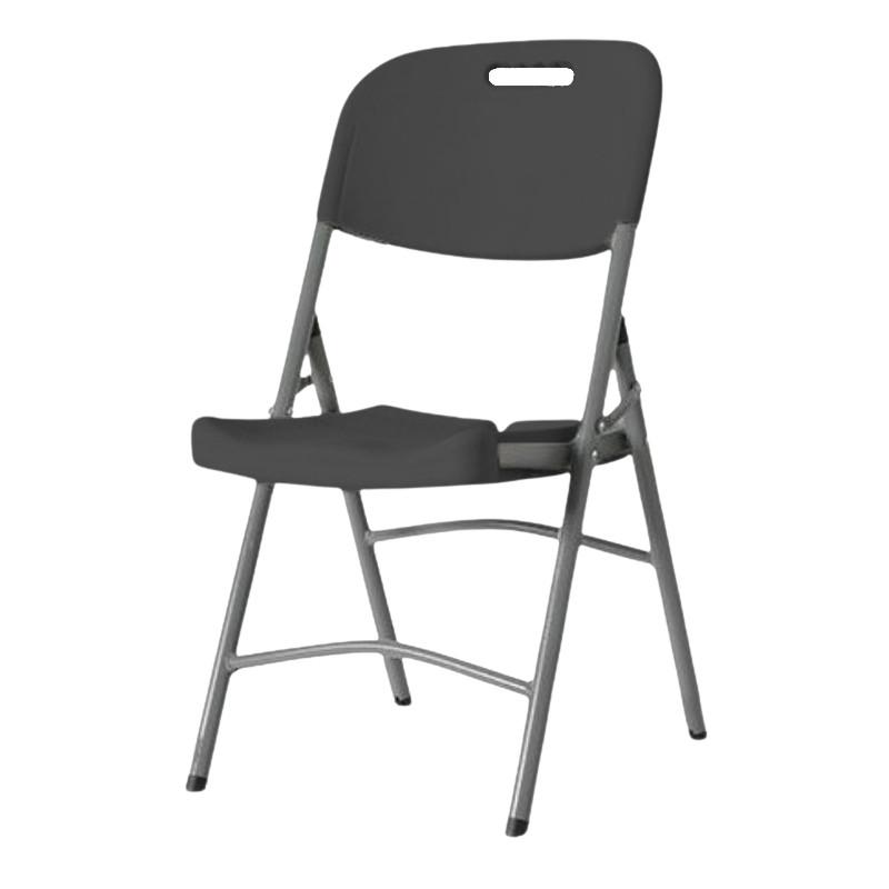 Chaise pliante en polypropylène gris M2 - Grey Edition® - ergonomique, robuste et design_0
