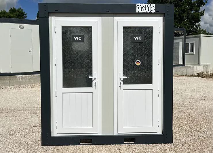 Conteneur - wc + wc avec fenêtre