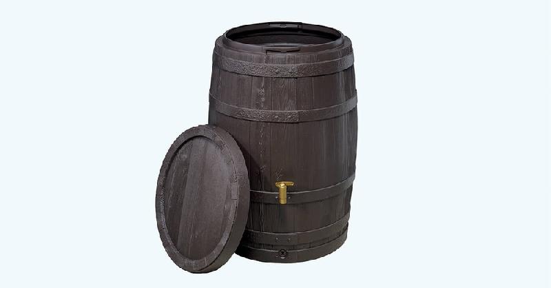 Cuve tonneau vino - brun - 400 litres - Cuves à eau robustes_0