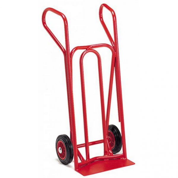 Diable pelle fixe Rolléco - transporteur de charges lourdes 300 kg avec roues 200 mm_0