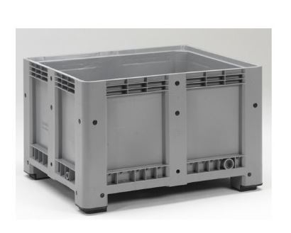 G8 - Caisse-palette plastique 1200x1000x760 mm - 610L - Alimentaire - Fond et parois pleins_0