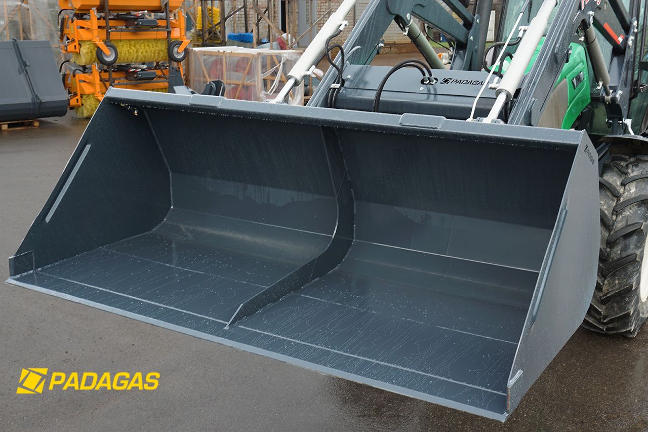 Godet à grains KB - Padagas - Acier renforcé 16 mm - Poids 280 à 310 kg_0