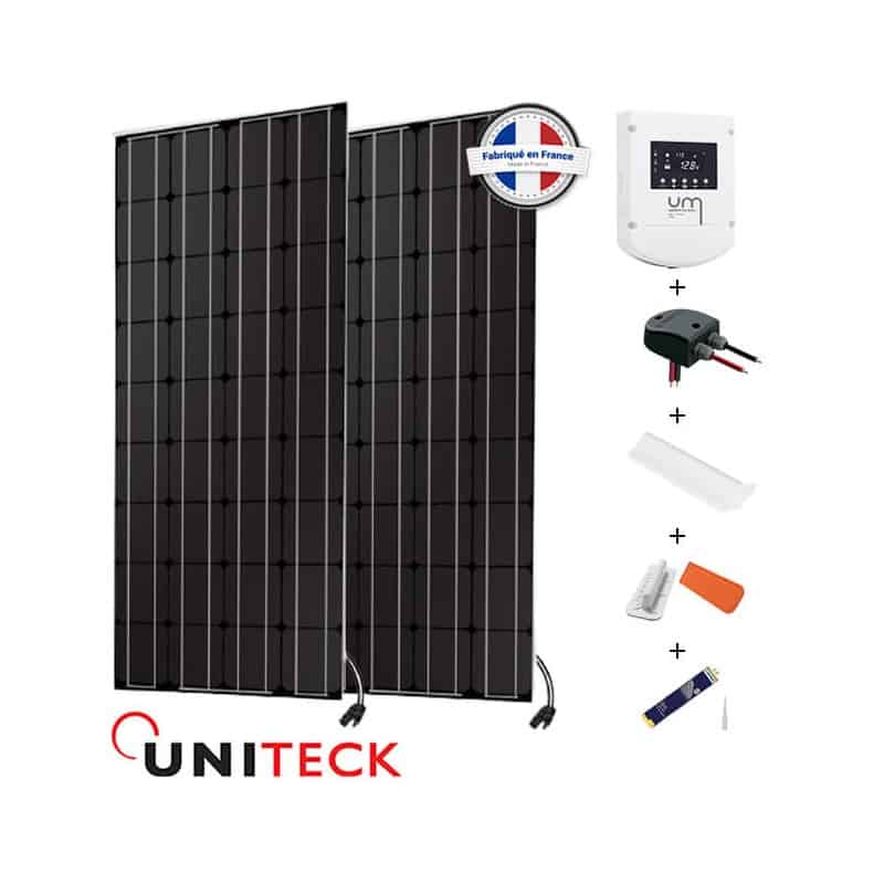 Kit solaire 200W 12V 2 panneau camping-car UNITECK_0