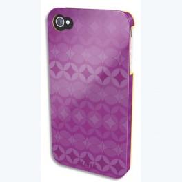 LEITZ COQUE RETRO CHIC VIOLET INTÉRIEUR JAUNE POUR IPHONE 4 62610065