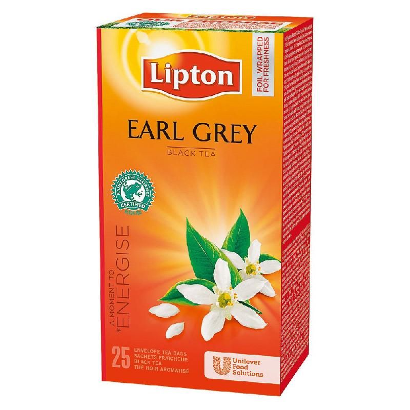 LIPTON BOITE DE 25 SACHETS DE THÉ LIPTON EARL GREY