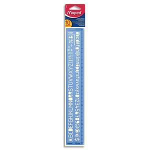 Maped trace-lettres en polystyrène vert, longueur 30 cm, hauteur des caractères 8 mm_0