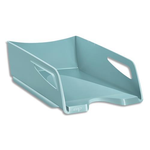 MAXI CORBEILLE A COURRIER CEP RIVIERA - DIMENSIONS (L X H X P) : 26,5X11,5X38,7 CM - COLORIS VERT D'EAU